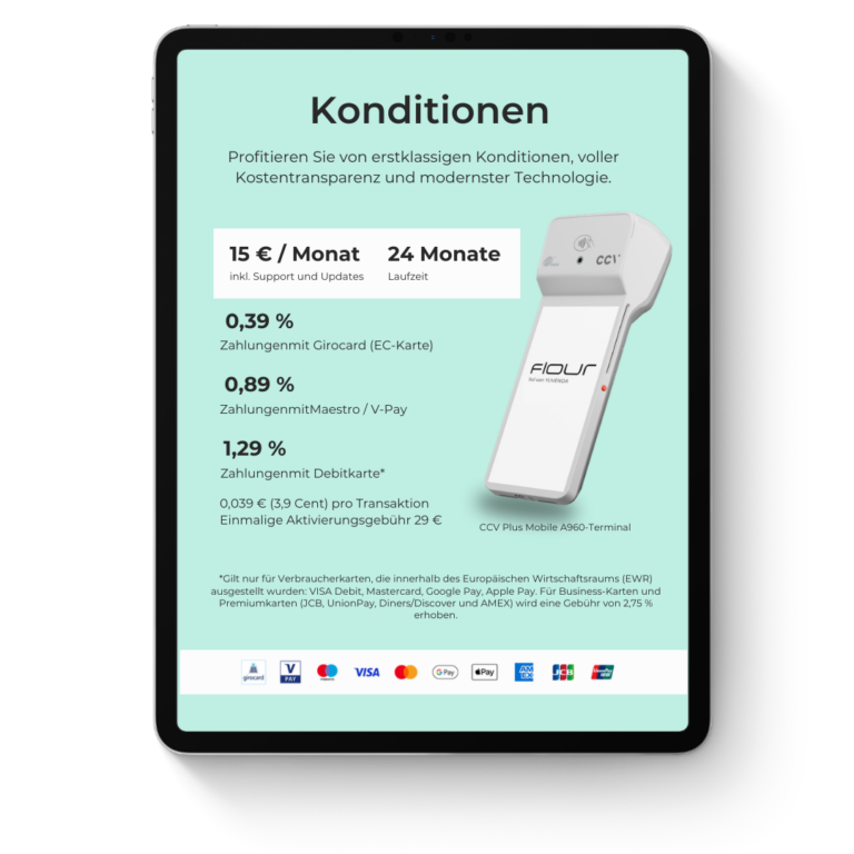 flour Payment Konditionen